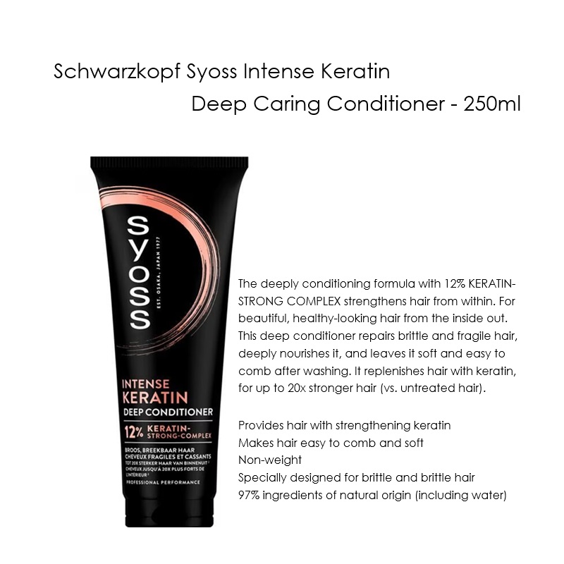 Conditioner Intense Keratin Deep Caring - Syo 4-1